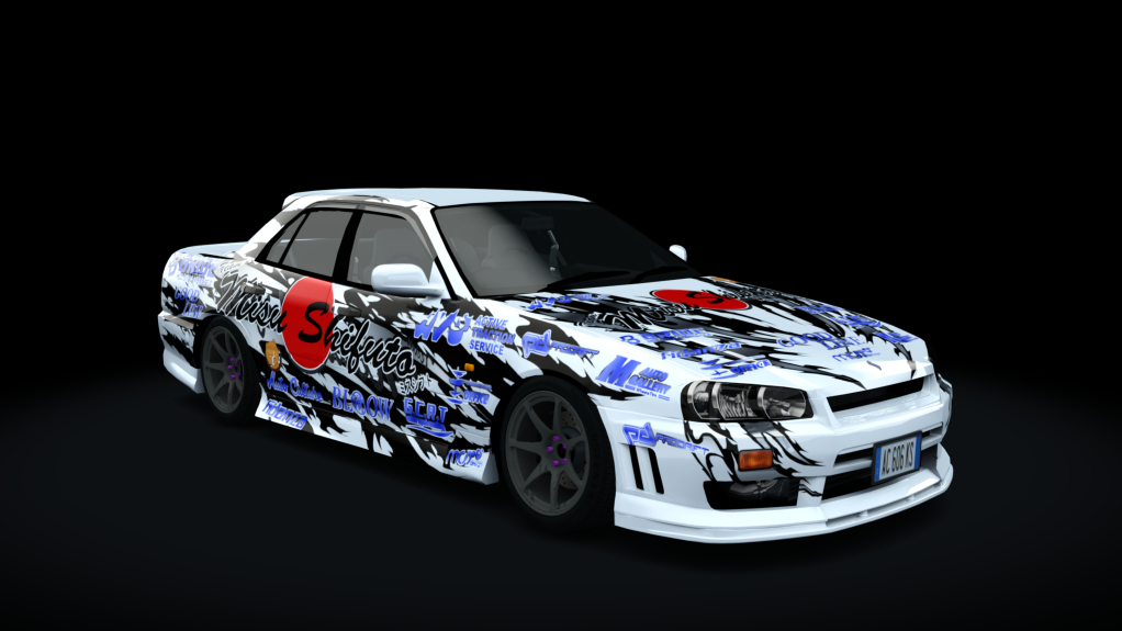 Nissan Skyline HR34 by sarck, skin Misu_Shifuto_by_Angle_X