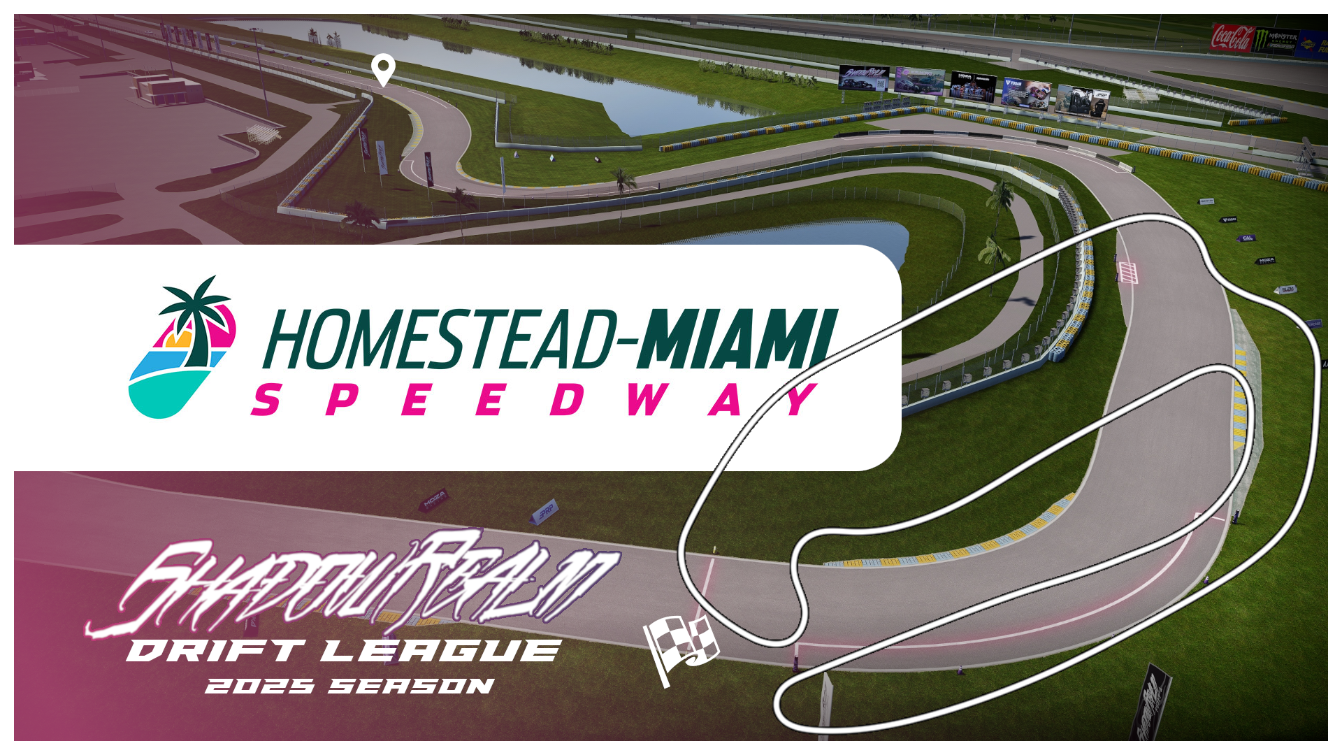 SRDL Homestead-Miami Speedway 2025, layout reverse