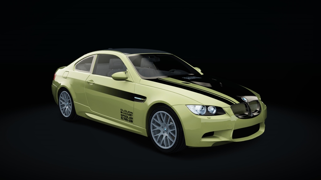 BMW M3 E92 Step1, skin Dakar_Yellow