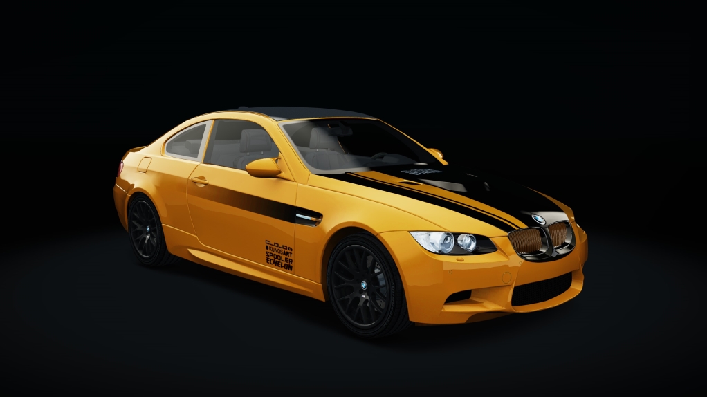 BMW M3 E92 Step1, skin Orange