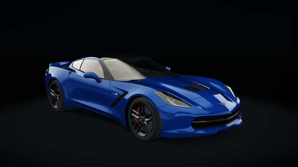 Chevrolet Corvette C7 Stingray, skin Laguna_Blue