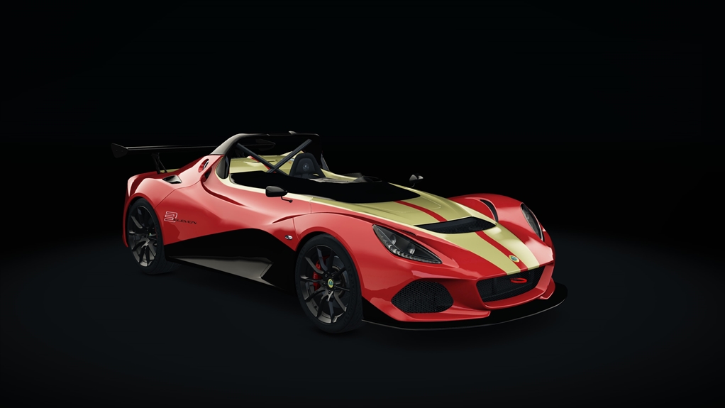 Lotus 3-Eleven, skin 09_red_gold