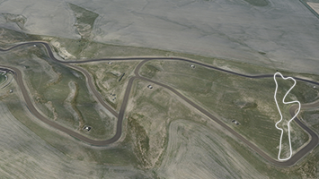 Oregon Raceway Park, layout clockwise