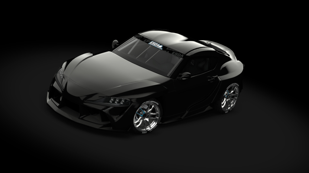 ESDA Pro Toyota Supra A90, skin Black