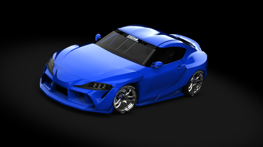 ESDA Pro Toyota Supra A90, skin Blue