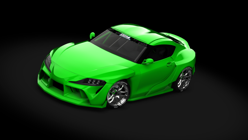 ESDA Pro Toyota Supra A90, skin Green