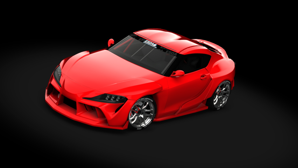 ESDA Pro Toyota Supra A90, skin Red