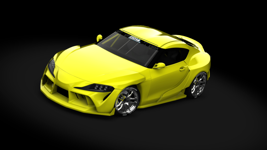 ESDA Pro Toyota Supra A90, skin Yellow