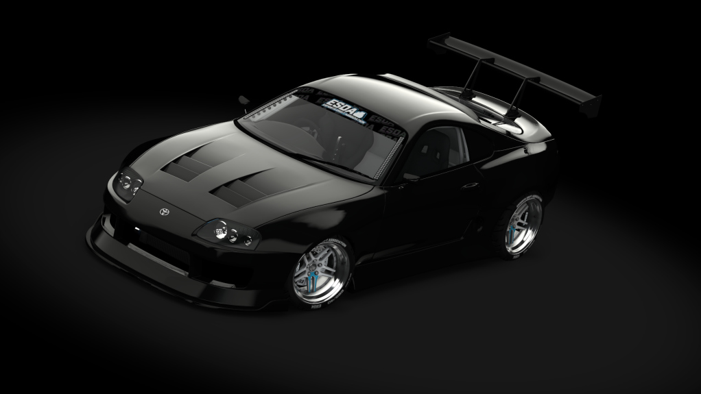 ESDA Pro Toyota Supra A80, skin Black