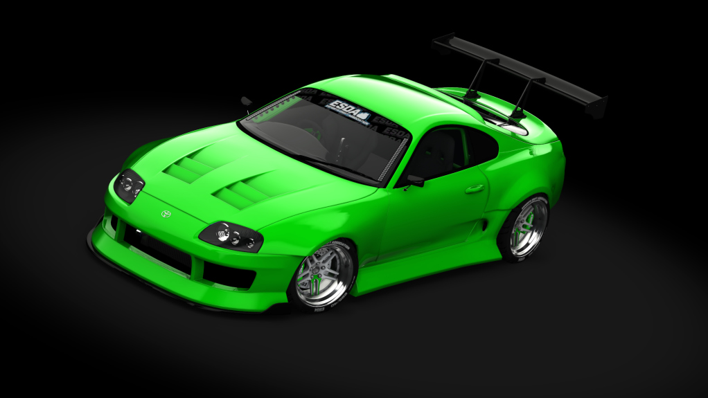 ESDA Pro Toyota Supra A80, skin Green