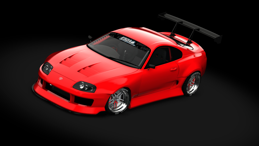 ESDA Pro Toyota Supra A80, skin Red