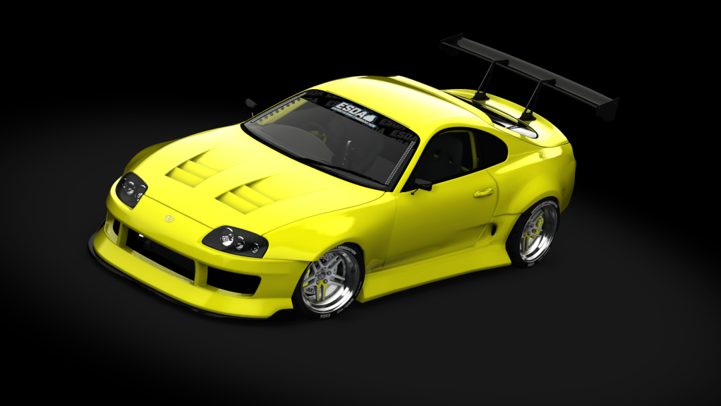 ESDA Pro Toyota Supra A80, skin Yellow