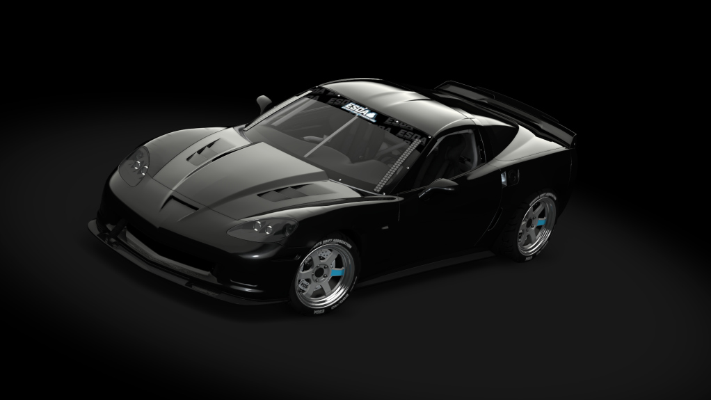 ESDA Pro Chevy Corvette C6, skin Black