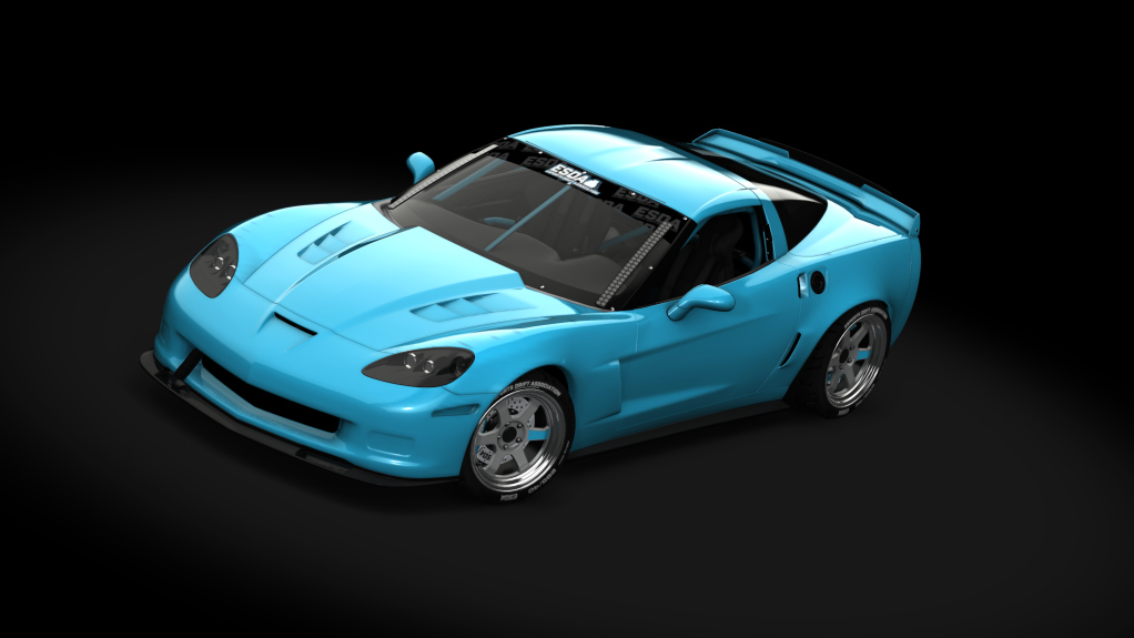 ESDA Pro Chevy Corvette C6, skin Light Blue