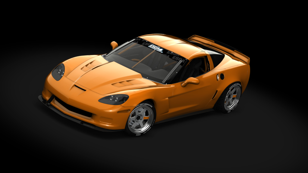 ESDA Pro Chevy Corvette C6, skin Orange