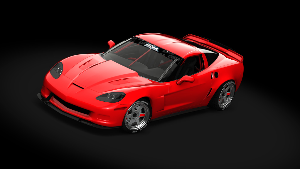 ESDA Pro Chevy Corvette C6, skin Red