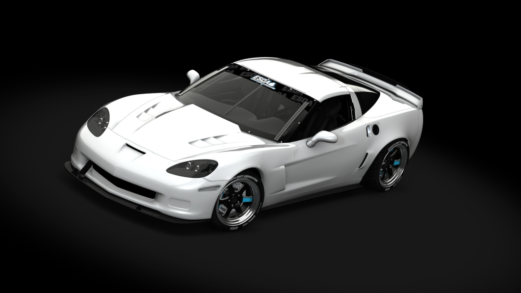 ESDA Pro Chevy Corvette C6, skin White