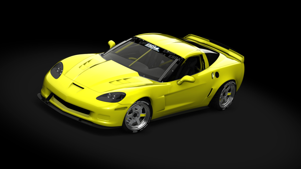 ESDA Pro Chevy Corvette C6, skin Yellow