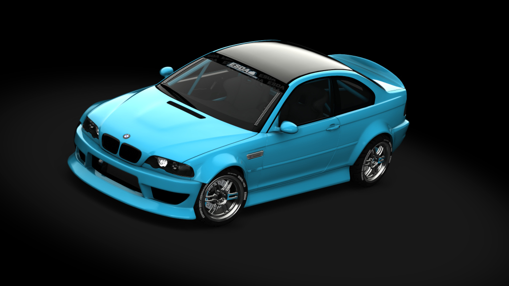 ESDA Pro BMW E46, skin Light Blue