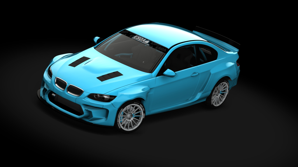 ESDA Pro BMW E92, skin Light Blue