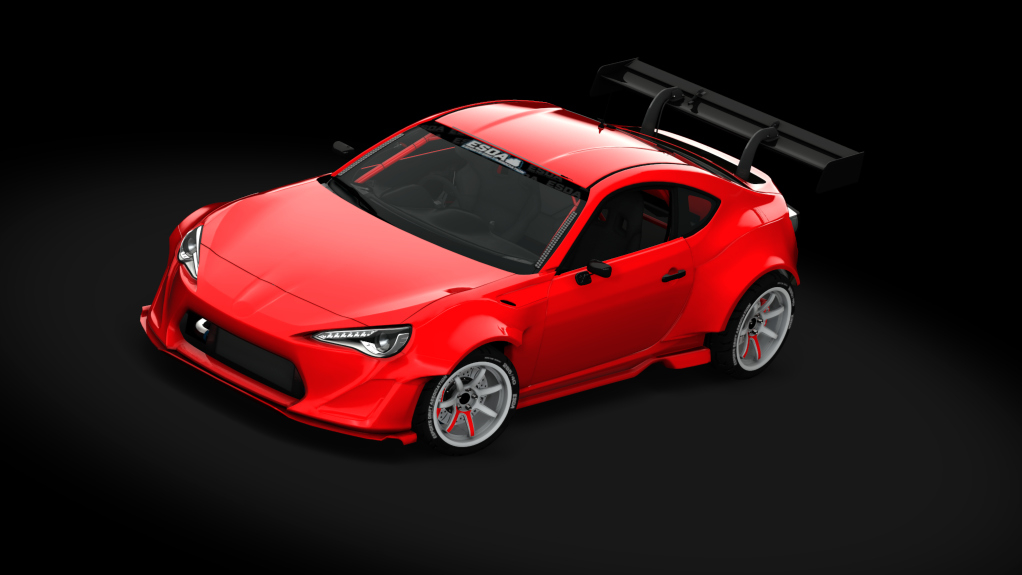 ESDA Pro Toyota GT86, skin Red