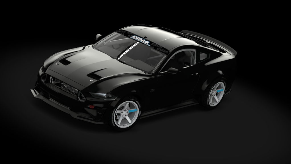 ESDA Pro Ford Mustang RTR, skin Black