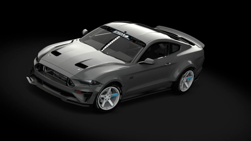 ESDA Pro Ford Mustang RTR, skin Grey