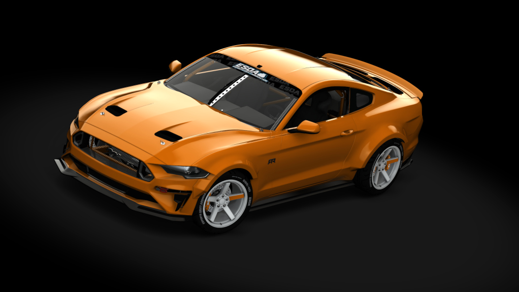 ESDA Pro Ford Mustang RTR, skin Orange