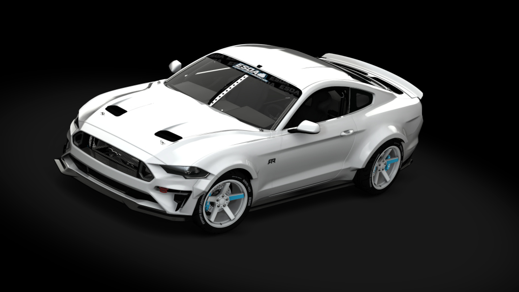 ESDA Pro Ford Mustang RTR, skin White