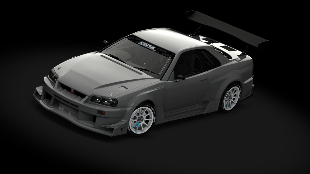 ESDA Pro Nissan GTR R34, skin Grey