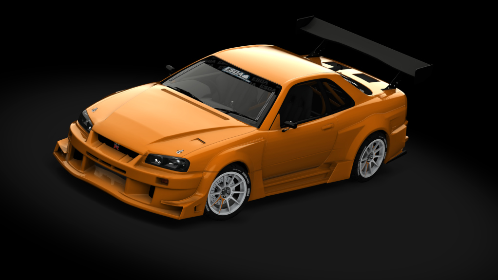 ESDA Pro Nissan GTR R34, skin Orange