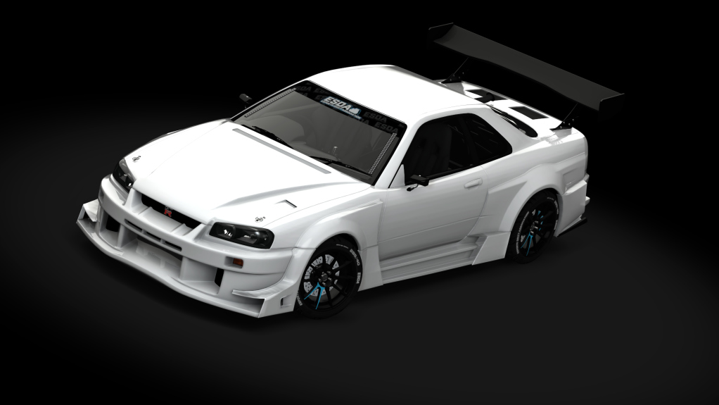 ESDA Pro Nissan GTR R34, skin White