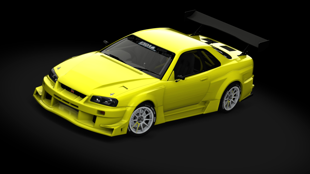 ESDA Pro Nissan GTR R34, skin Yellow