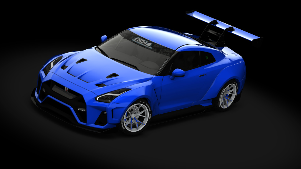 ESDA Pro Nissan GTR R35, skin Blue