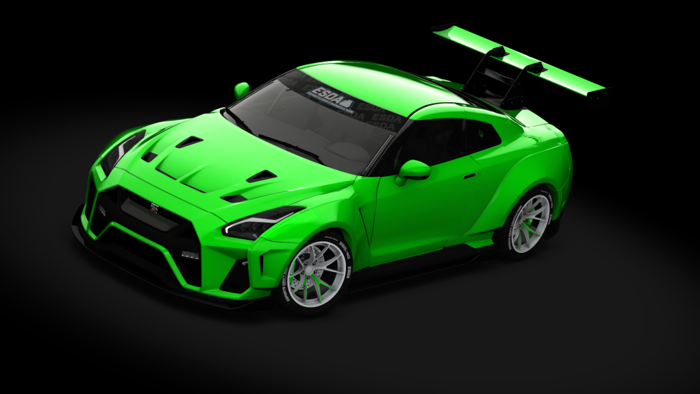 ESDA Pro Nissan GTR R35, skin Green