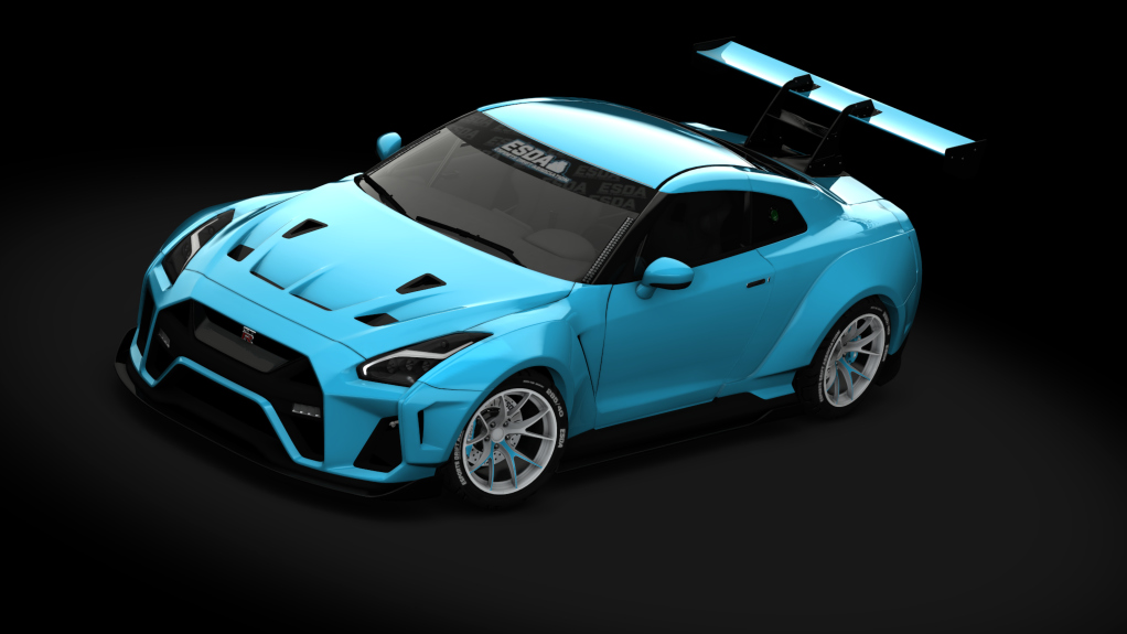 ESDA Pro Nissan GTR R35, skin Light Blue