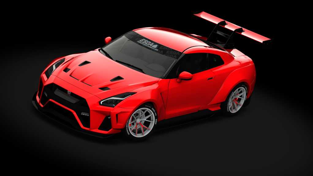 ESDA Pro Nissan GTR R35, skin Red