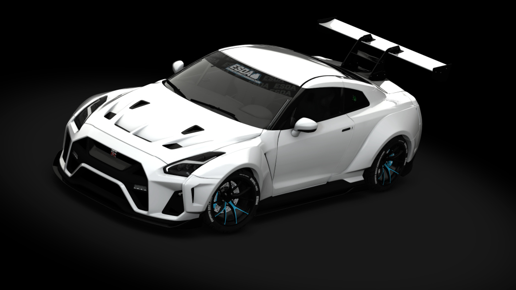 ESDA Pro Nissan GTR R35, skin White