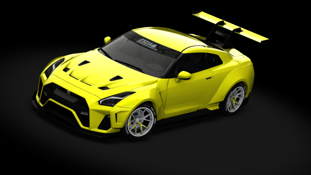 ESDA Pro Nissan GTR R35, skin Yellow