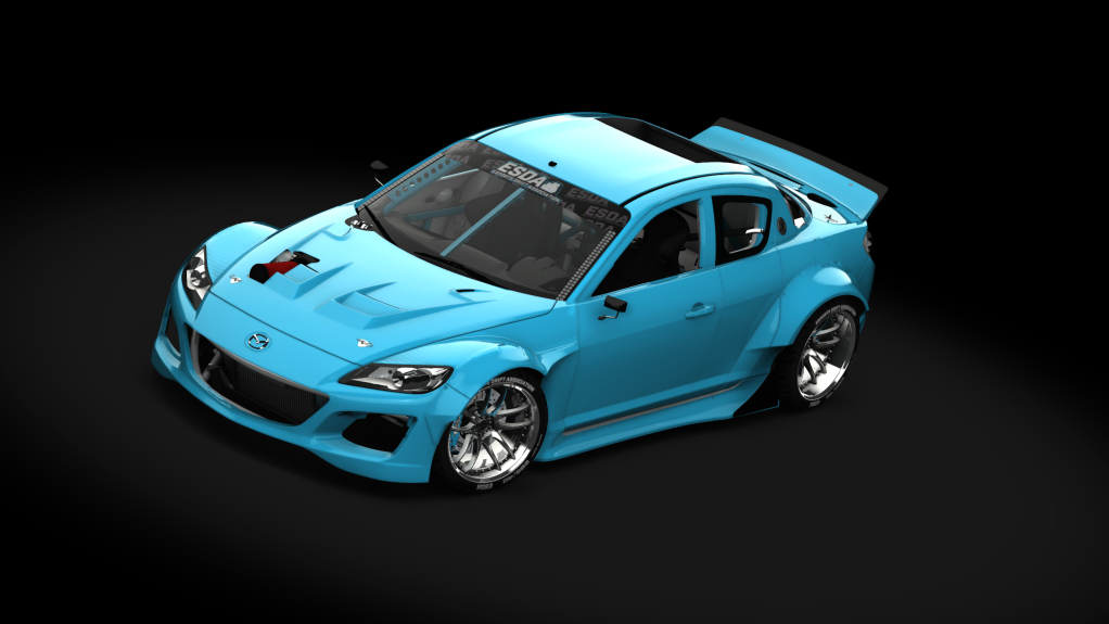 ESDA Pro Mazda RX8, skin Light Blue