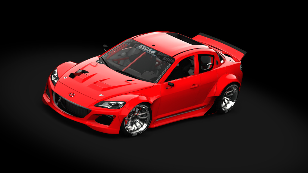 ESDA Pro Mazda RX8, skin Red