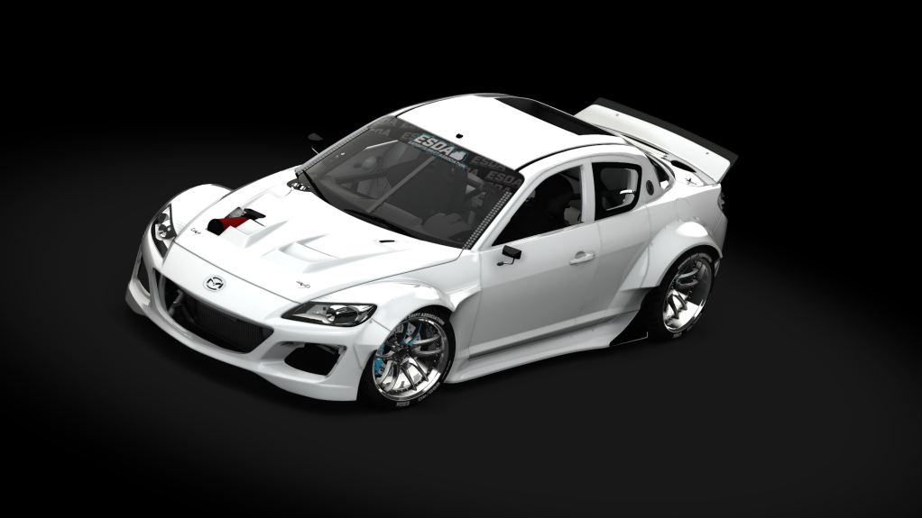 ESDA Pro Mazda RX8, skin White