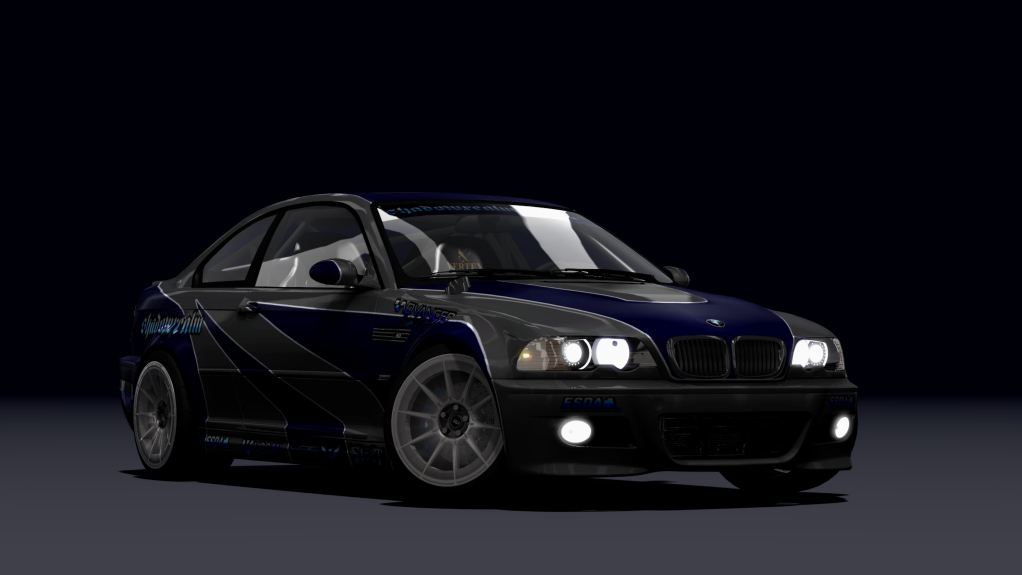 SRDL ProAM BMW M3 E46, skin NFS