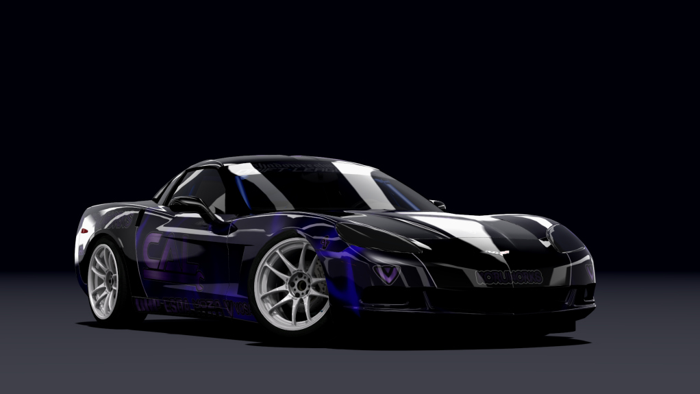 SRDL ProAM Chevrolet Corvette C6, skin CAL