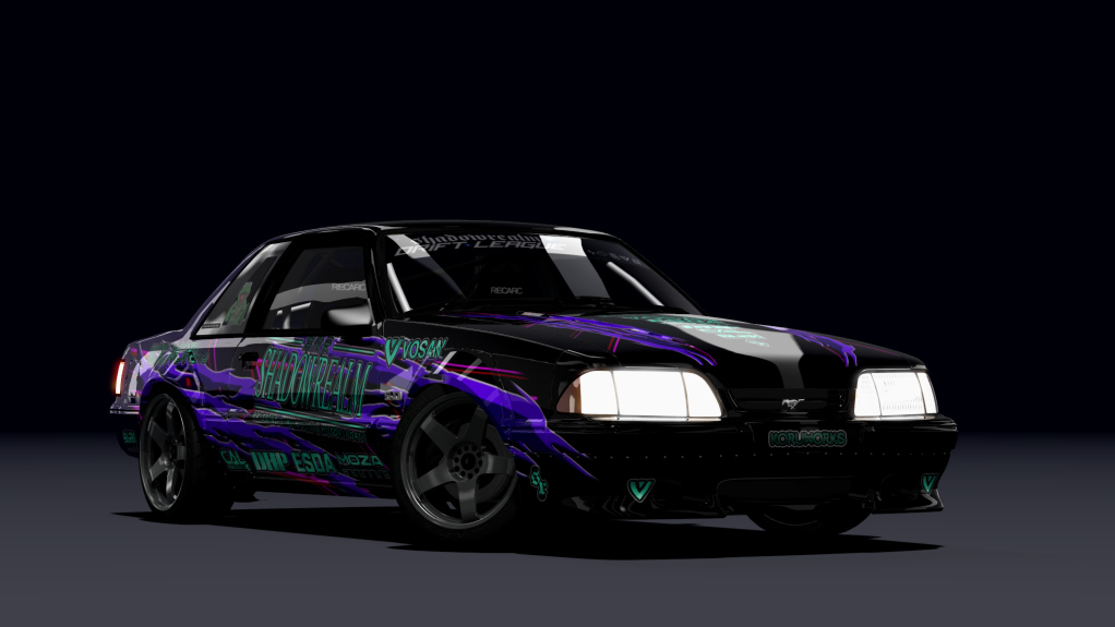 SRDL ProAM Ford Mustang Fox, skin _TeamSR