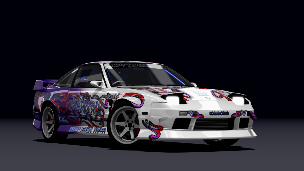 SRDL ProAM Nissan 180SX, skin _TeamSR II