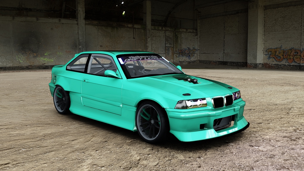 SRDL Pro BMW E36, skin 7_cyan