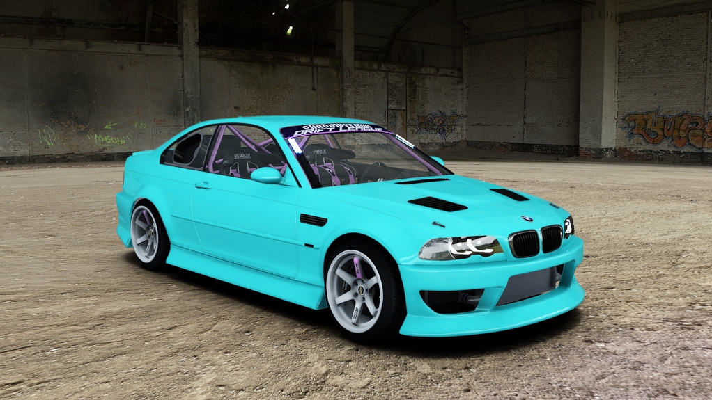 SRDL Pro BMW E46, skin 5_cyan