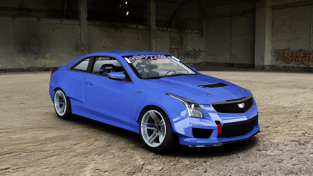 SRDL Pro Cadillac ATS V, skin 4_blue