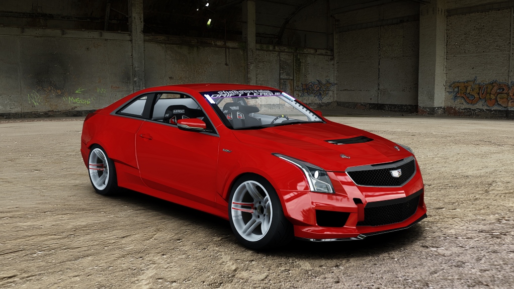 SRDL Pro Cadillac ATS V, skin 7_red